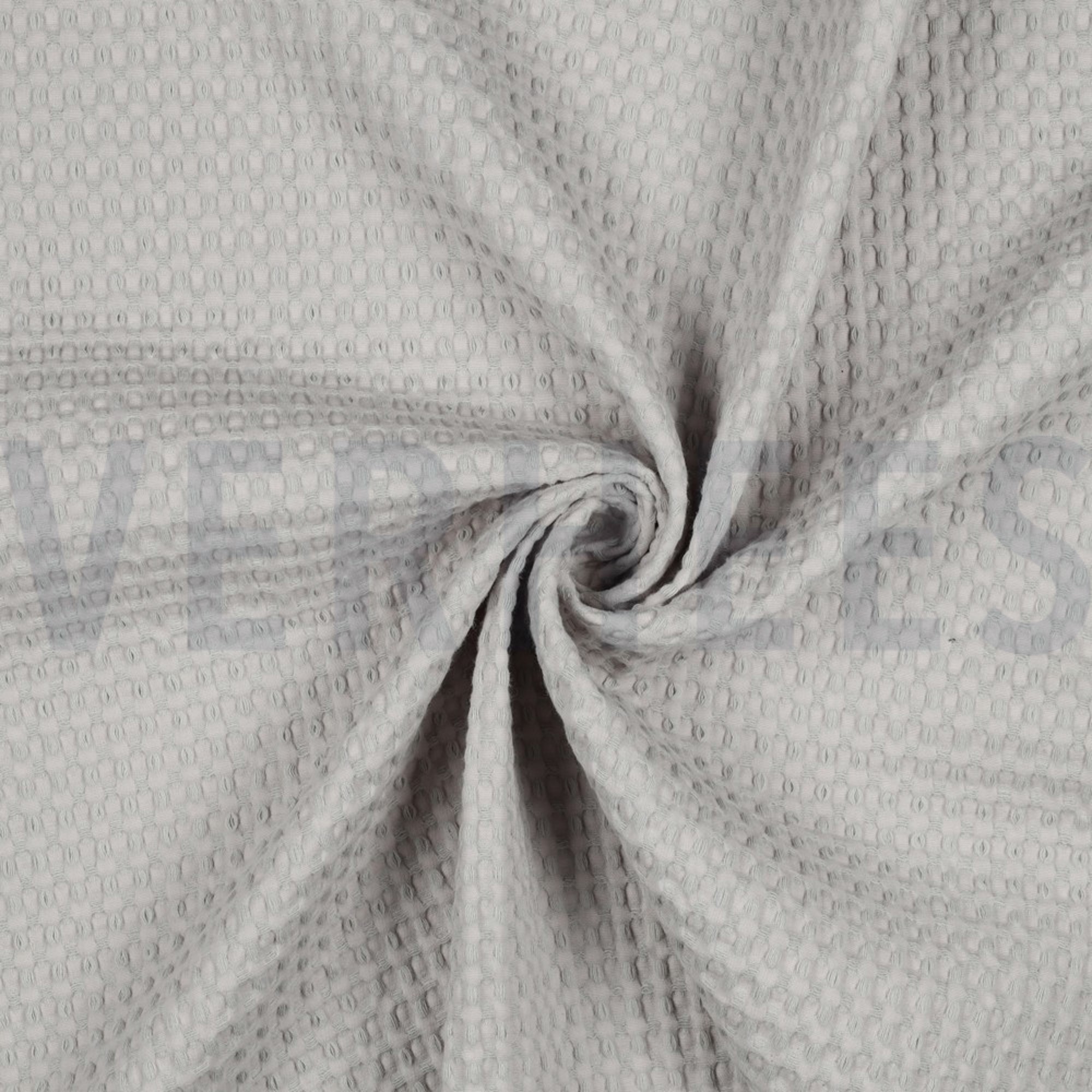 BAUMWOLLE WAFFEL GROß HELLGRAU (high resolution) #2