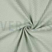 COTON NID D'ABEILLE GRAND VERT MENTHE (thumbnail) #2