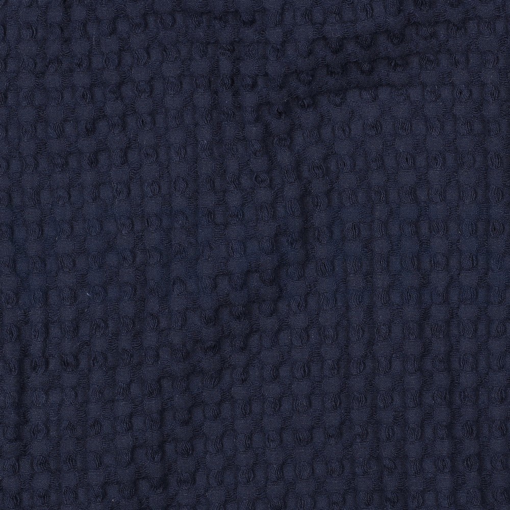 BAUMWOLLE WAFFEL GROß MARINEBLAU #7