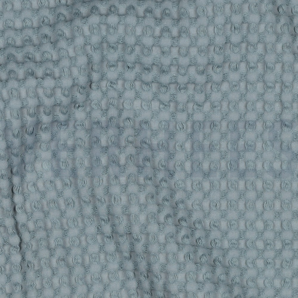 COTTON WAFFLE BIG PALE TURQUOISE #7