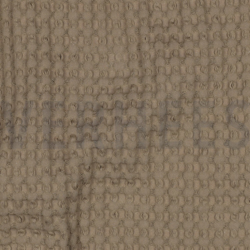 COTTON WAFFLE BIG TAUPE #7