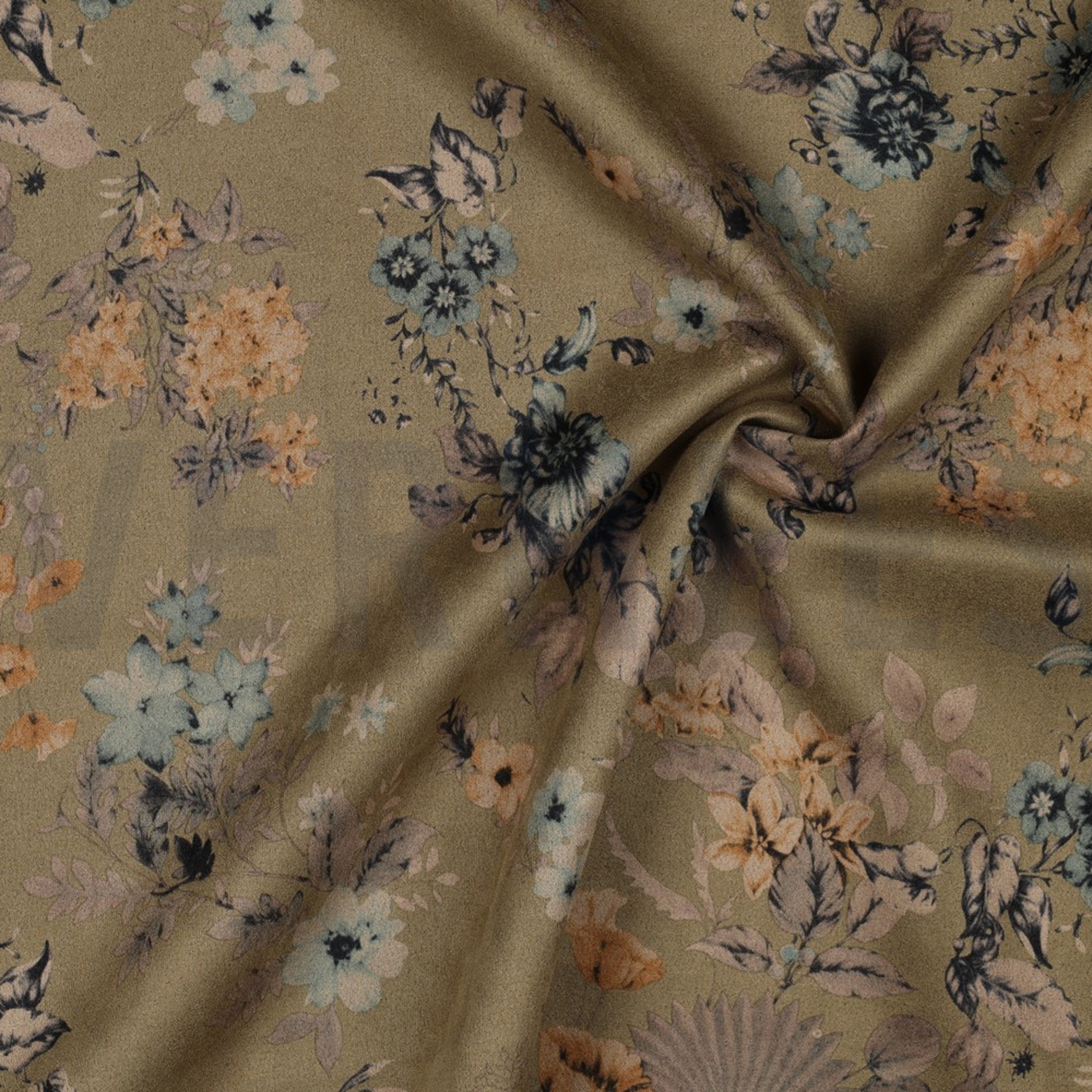 SUEDE STRETCH BLUMEN HELLGRÜN (high resolution) #2