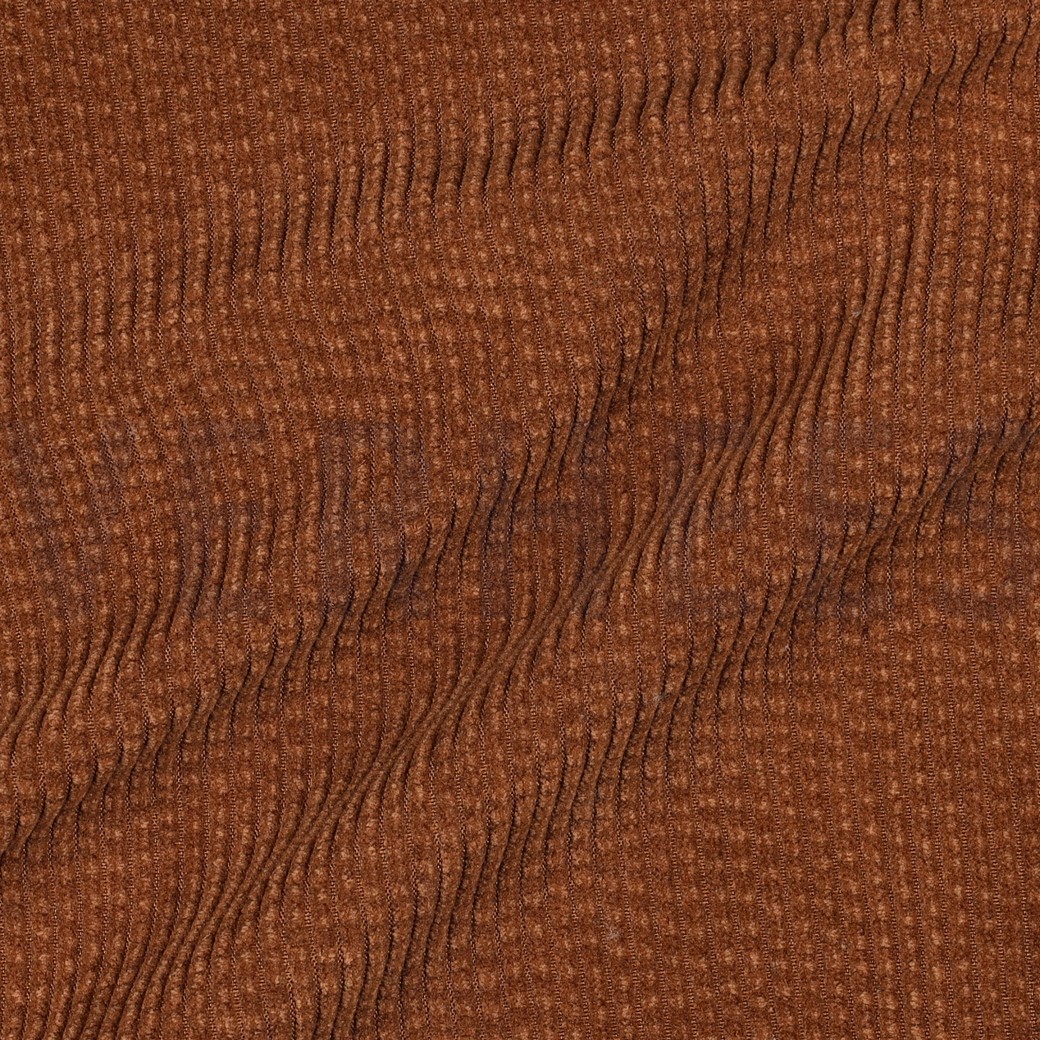 FAUX FUR CORDUROY RUST #7