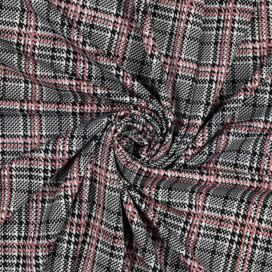 KNITTED JACQUARD BLACK/WHITE #7