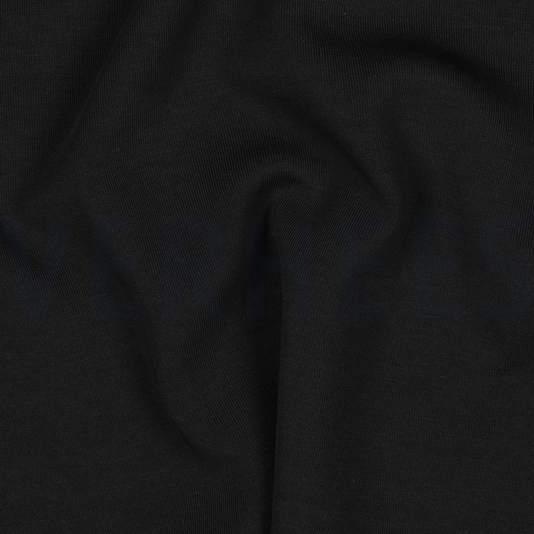 COTTON INTERLOCK JERSEY BLACK #7