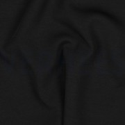 COTTON INTERLOCK JERSEY BLACK (thumbnail) #2