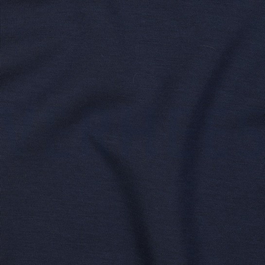 COTTON INTERLOCK JERSEY NAVY #7