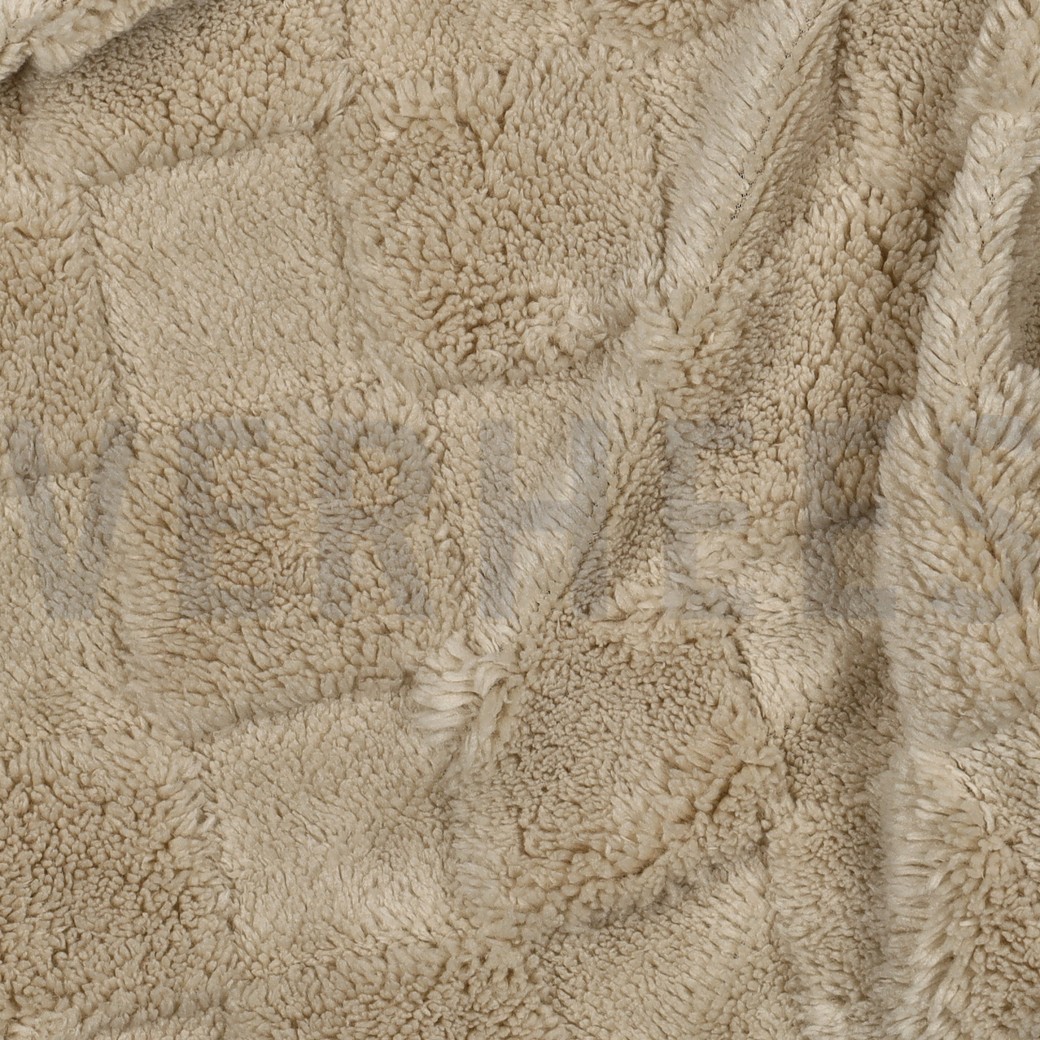 FLEECE JACQUARD CARREAUX ÉCRU #7