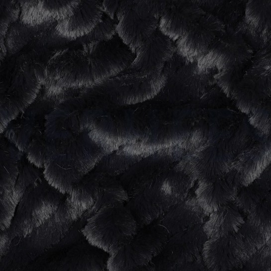 FAUX FUR STRIPES ANTHRACITE #7