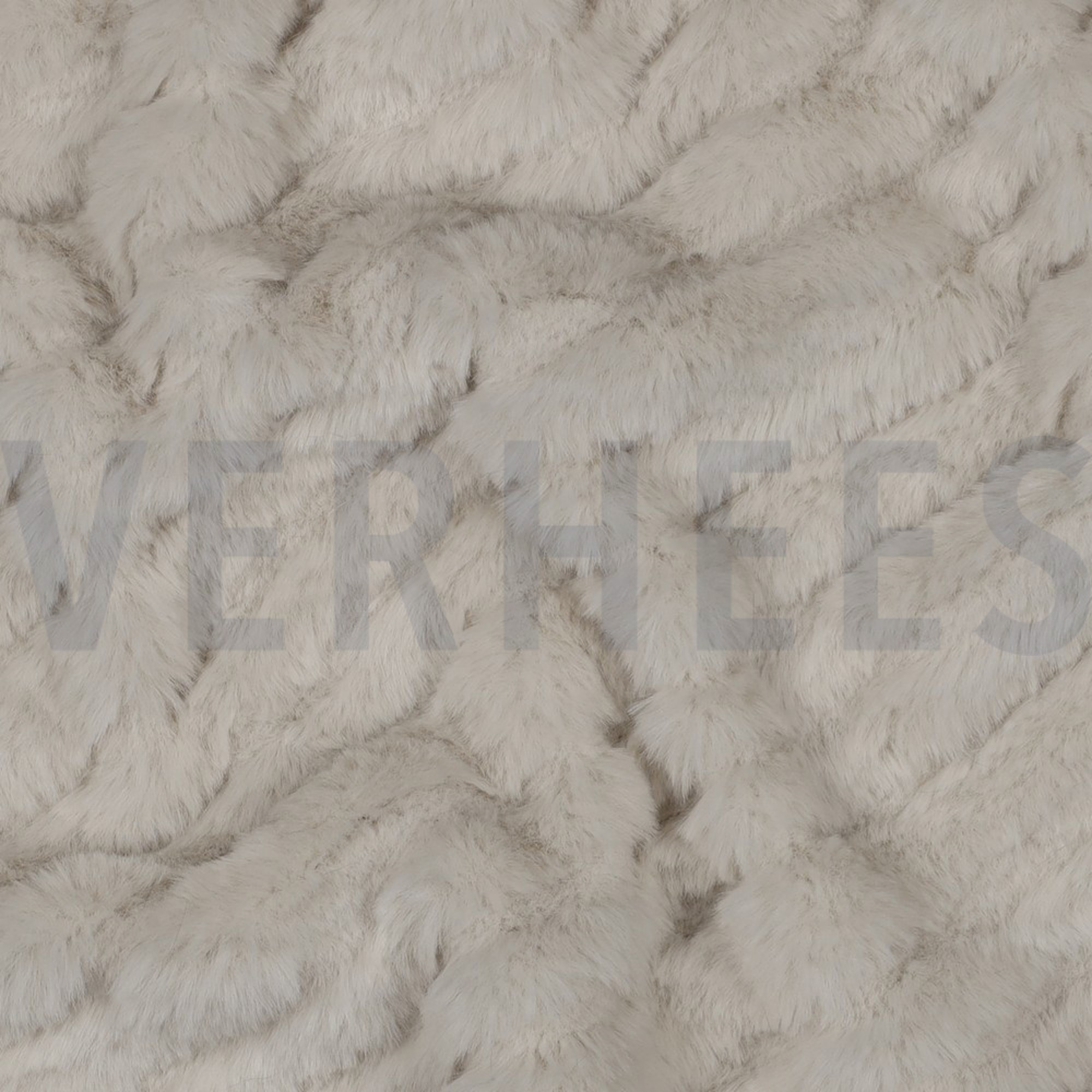 FAUX FUR STRIPES BEIGE (high resolution) #2