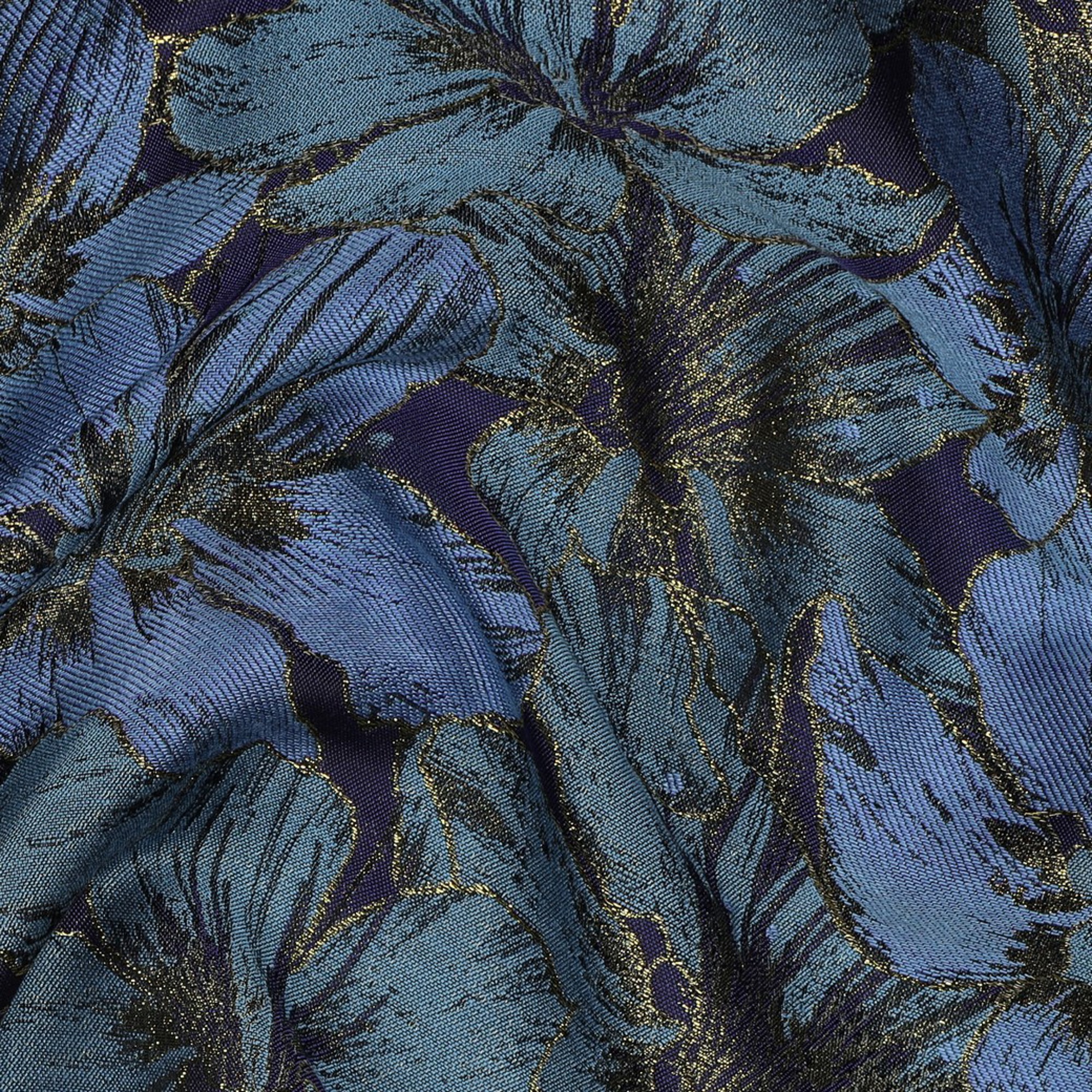 JACQUARD BLOEMEN BLAUW (high resolution) #2