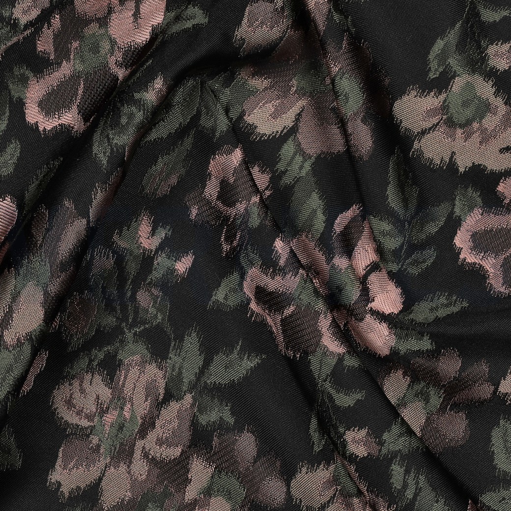 JACQUARD FLOWERS OLD ROSE #7
