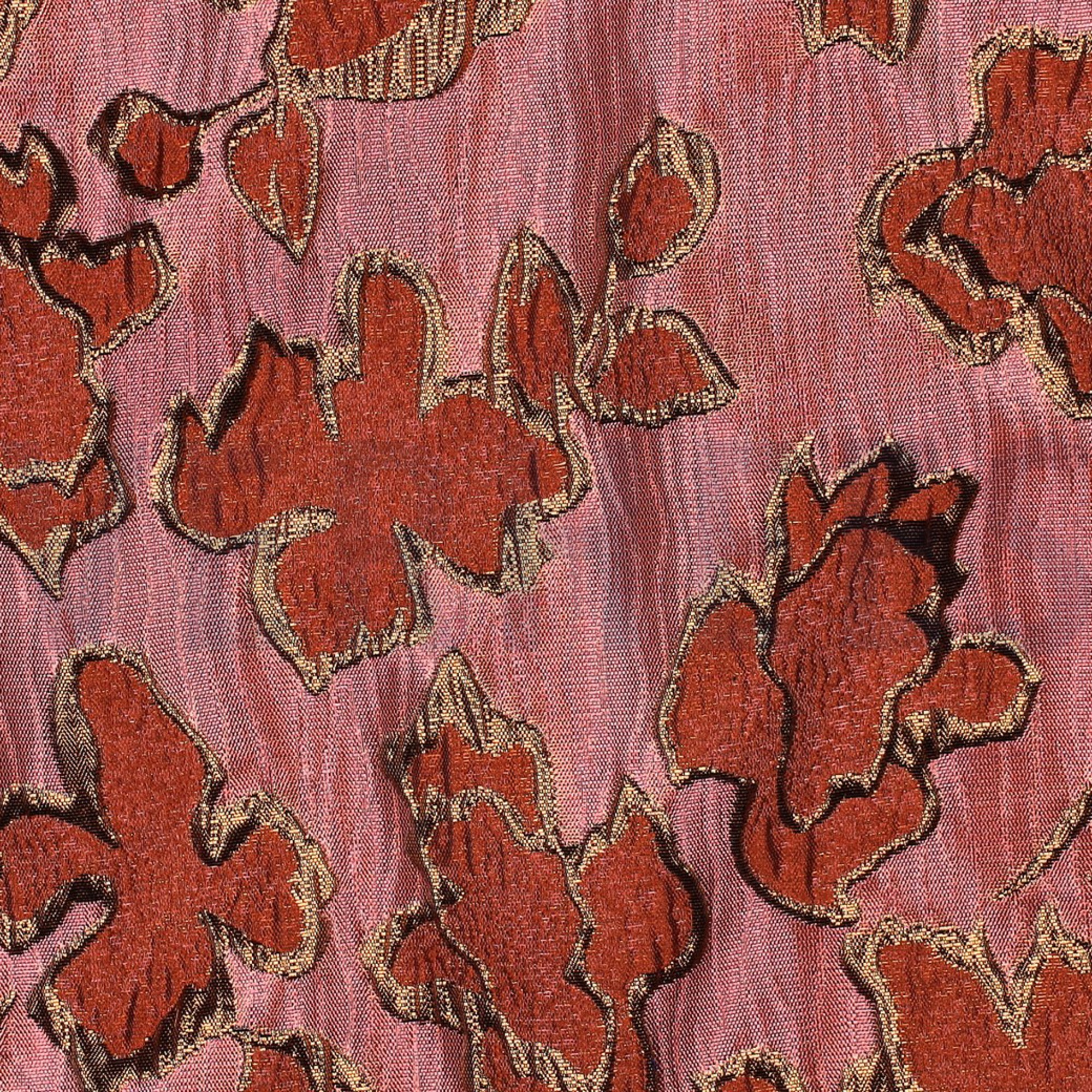 JACQUARD FLEURS ROSE (high resolution) #2