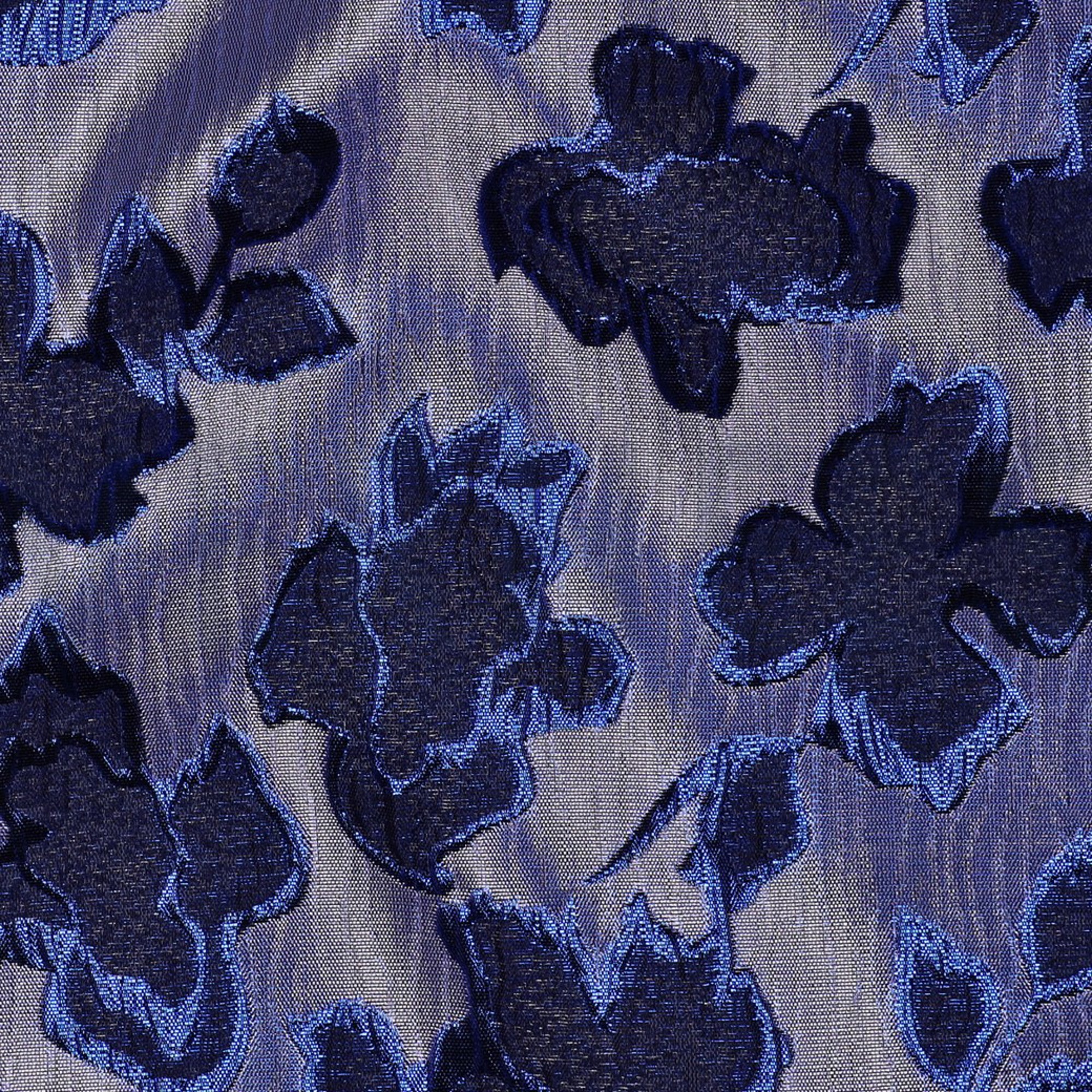 JACQUARD FLEURS BLEU (high resolution) #2