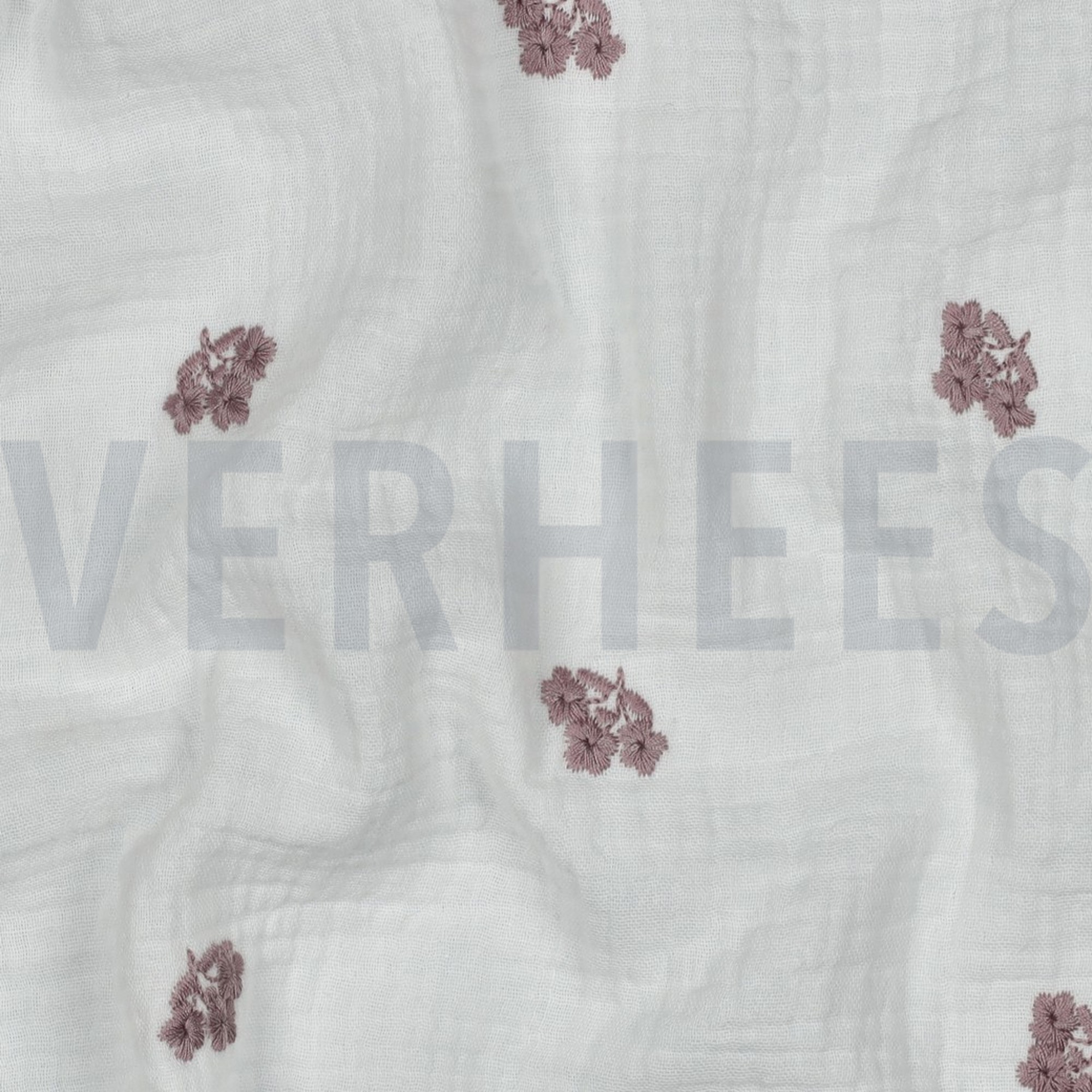 MUSSELIN STICKEREI BLUMEN WEISS (high resolution) #2