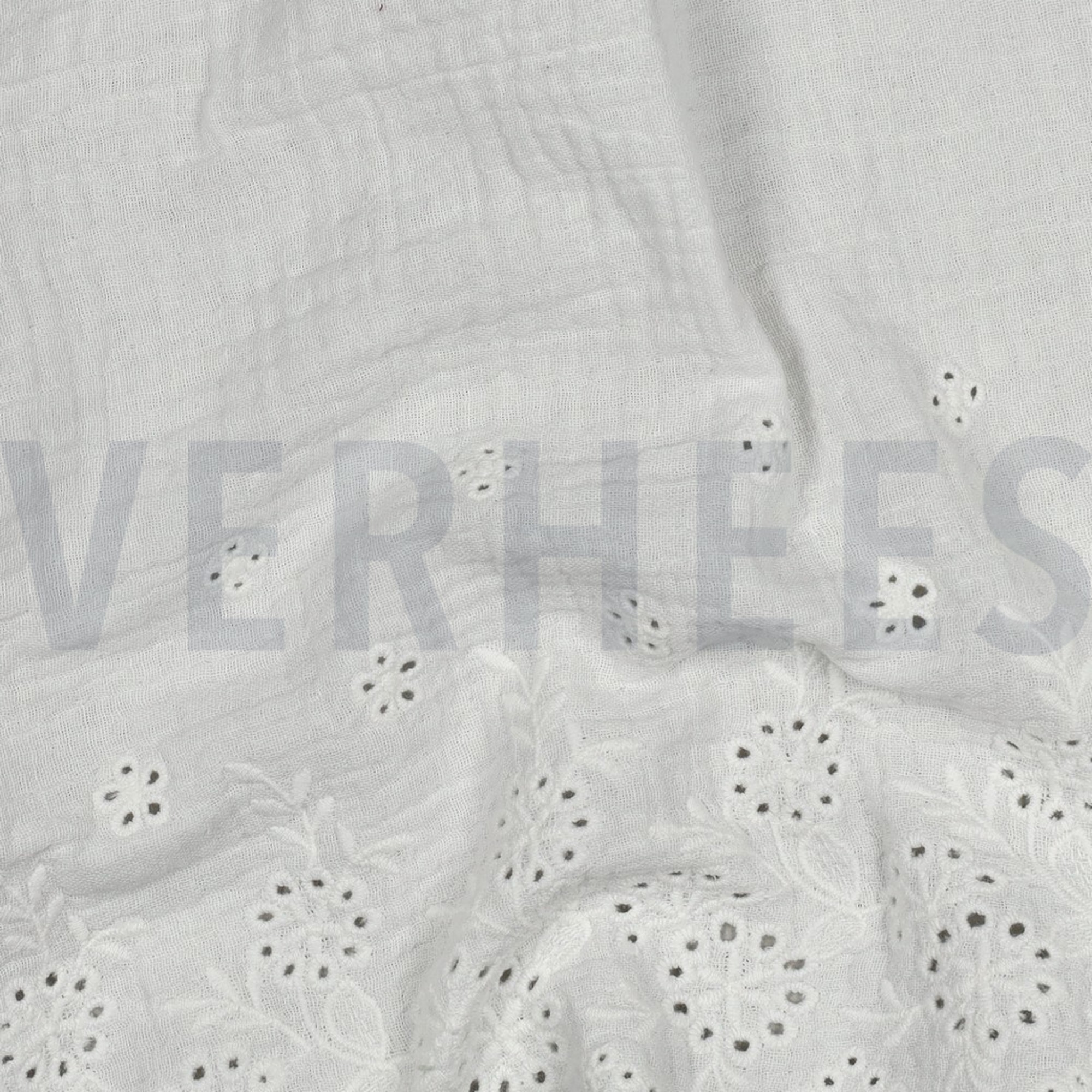 MUSSELIN EINSEITIGER RAND EINSEITIGE BOGENKANTE WEISS (high resolution) #2