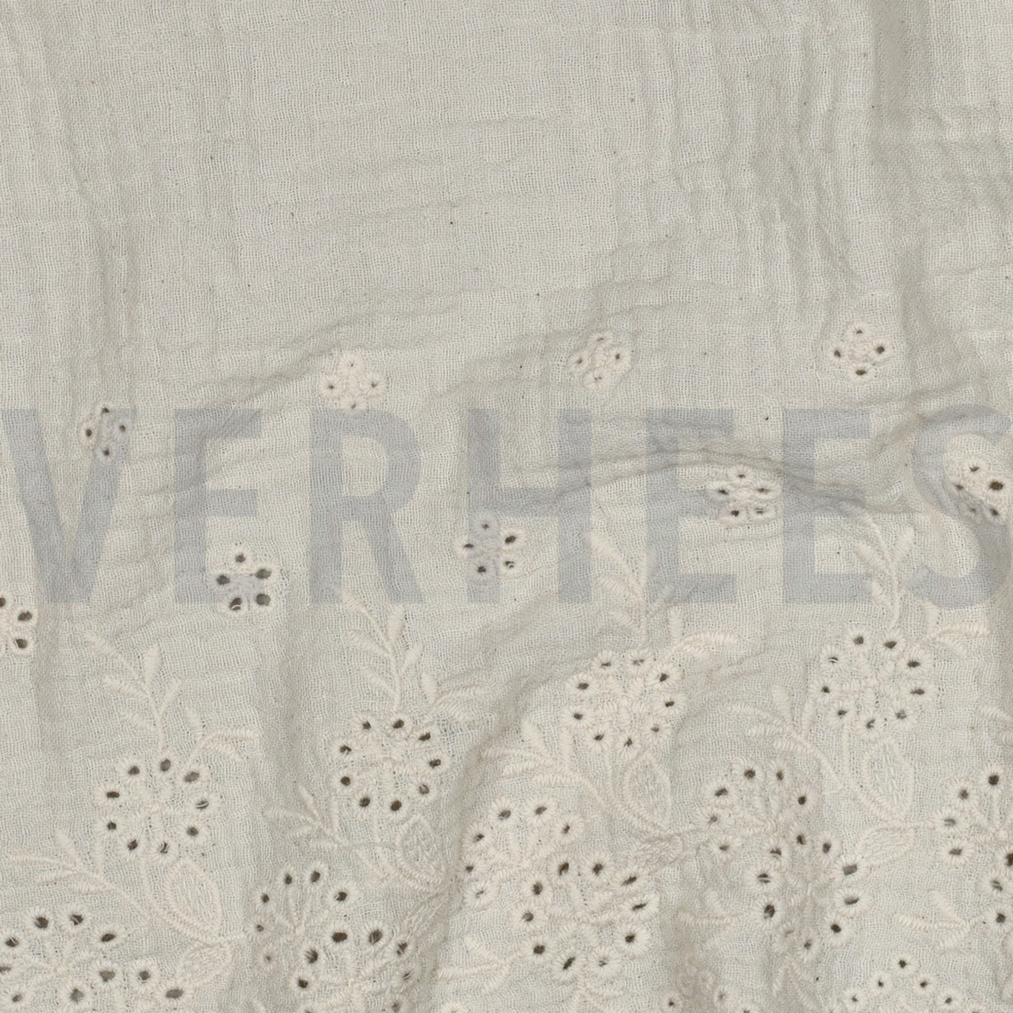 MUSSELIN EINSEITIGER RAND EINSEITIGE BOGENKANTE NATUR (high resolution) #2