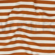 FRENCH TERRY GARENGEVERFD STREPEN LICHTBRUIN/OFFWHITE (thumbnail) #2