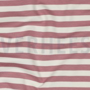 FRENCH TERRY GARNGEFÄRBT STREIFEN DUNKELROSA (thumbnail) #2