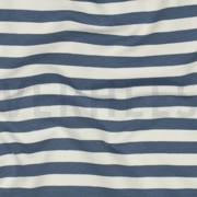 FRENCH TERRY GARNGEFÄRBT STREIFEN JEANSBLAU (thumbnail) #2