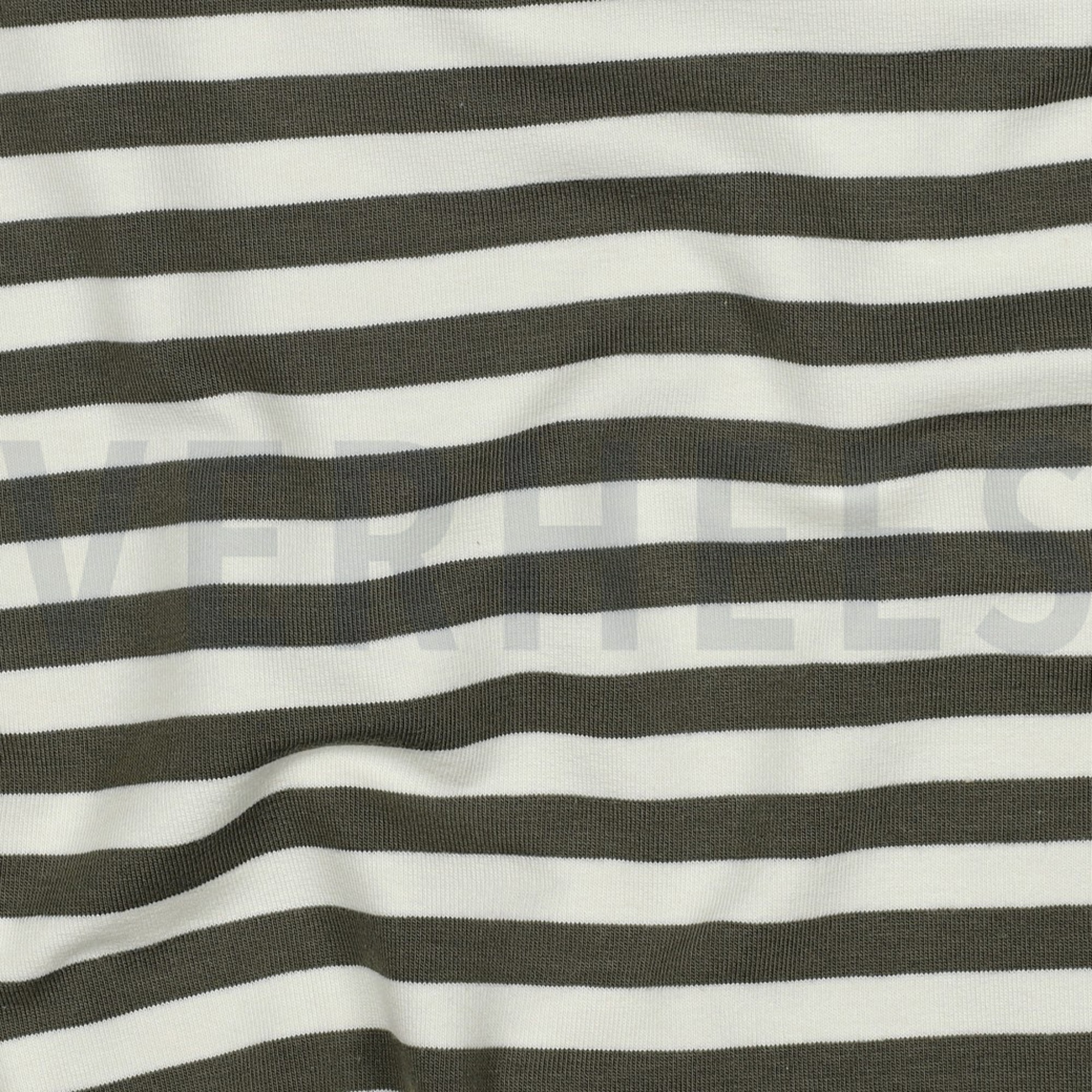 FRENCH TERRY YARN DYED STRIPES ARMY GREEN (high resolution) #2