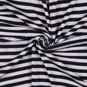 WAFFEL GARNGEFÄRBT STREIFEN MARINEBLAU/LILA (thumbnail) #2