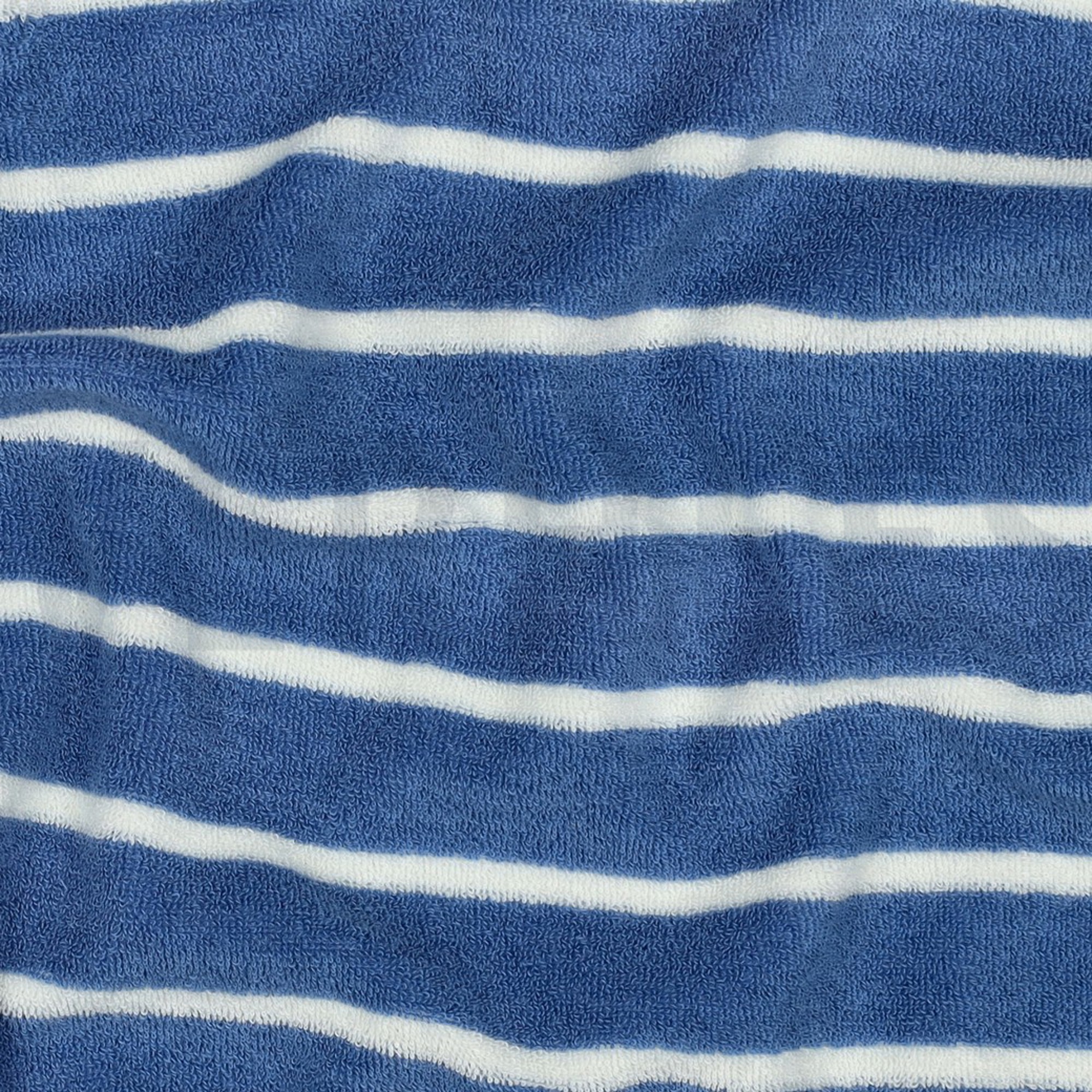 COTON ÉPONGE TEINT FIL RAYURES BLEU CLAIR (high resolution) #2