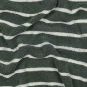 BAUMWOLLE FROTTEE GARNGEFÄRBT STREIFEN SALBEI/ECRU (thumbnail) #2