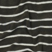 BAUMWOLLE FROTTEE GARNGEFÄRBT STREIFEN ARMEEGRÜN/ECRU (thumbnail) #2