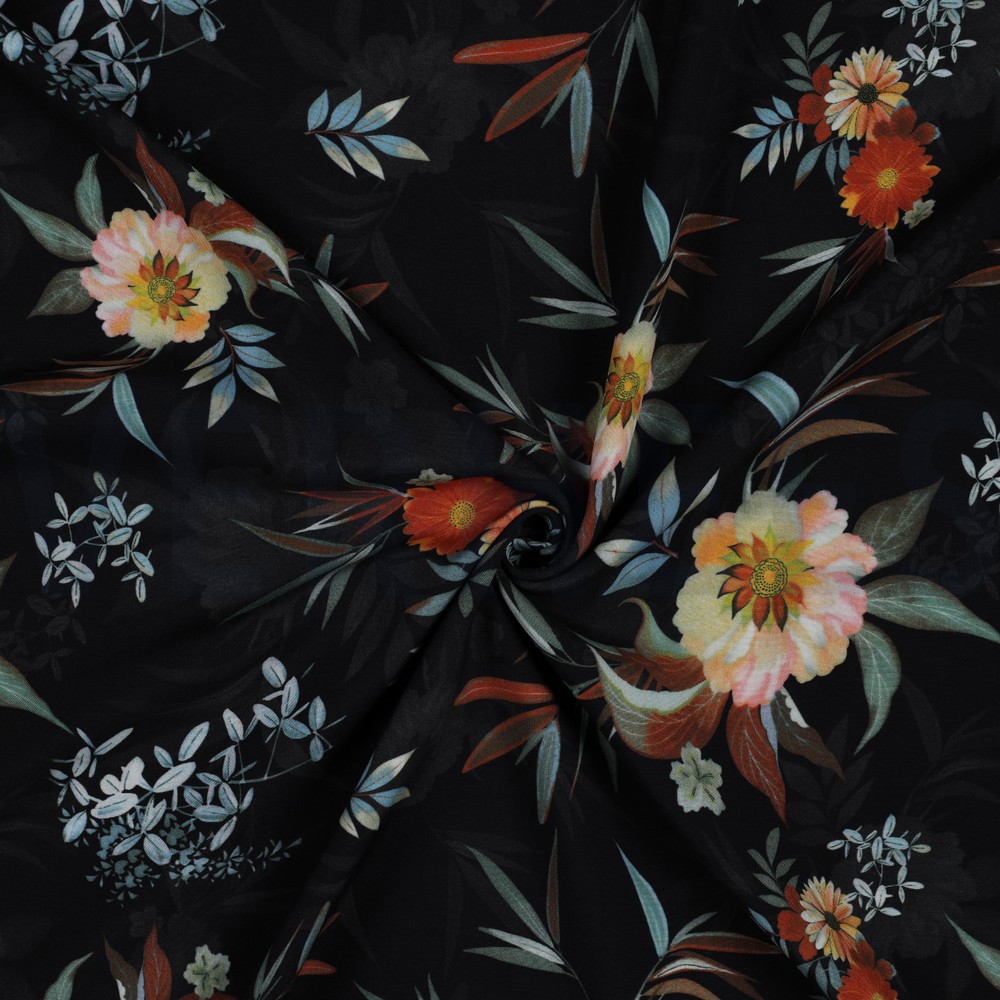 VISCOSE RADIANCE DIGITAL FLEURS MULTICOLORE #7
