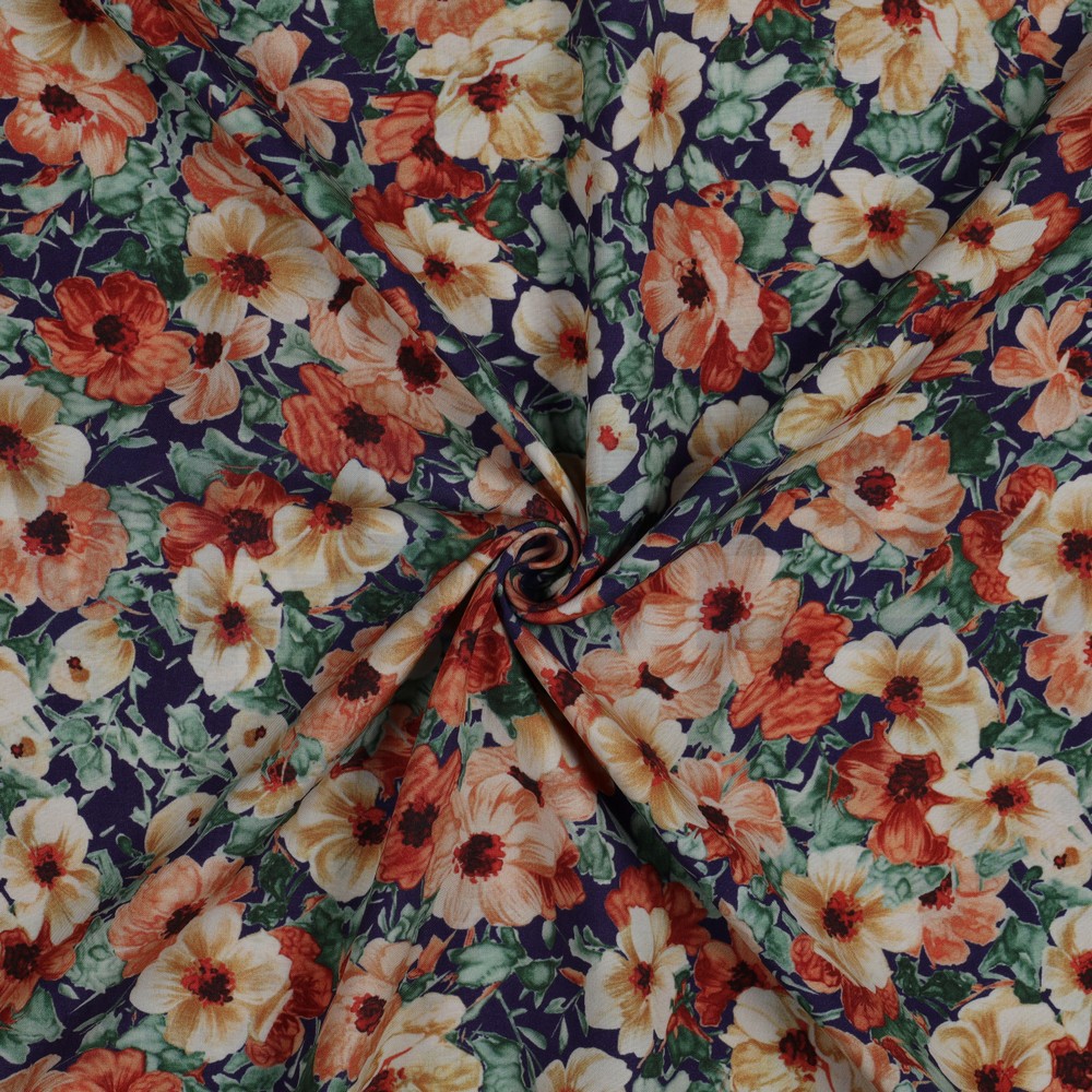 VISCOSE RADIANCE DIGITAL FLEURS MULTICOLORE #7