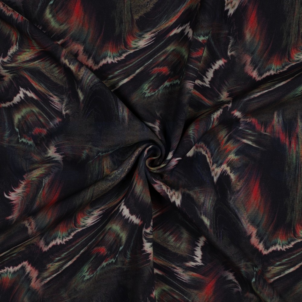 VISCOSE RADIANCE DIGITAL ABSTRACT MULTICOLOUR #7