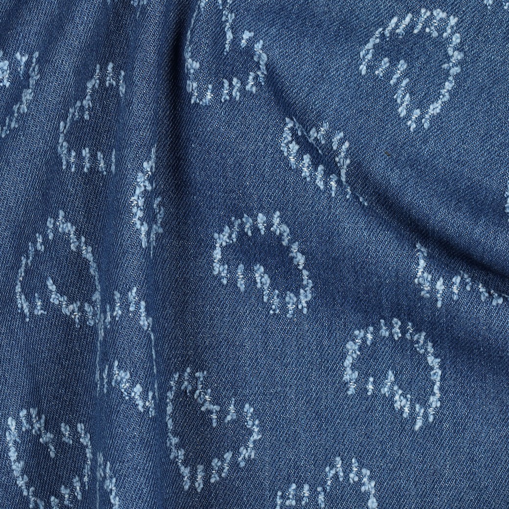 DENIM JACQUARD HEARTS JEANS #7