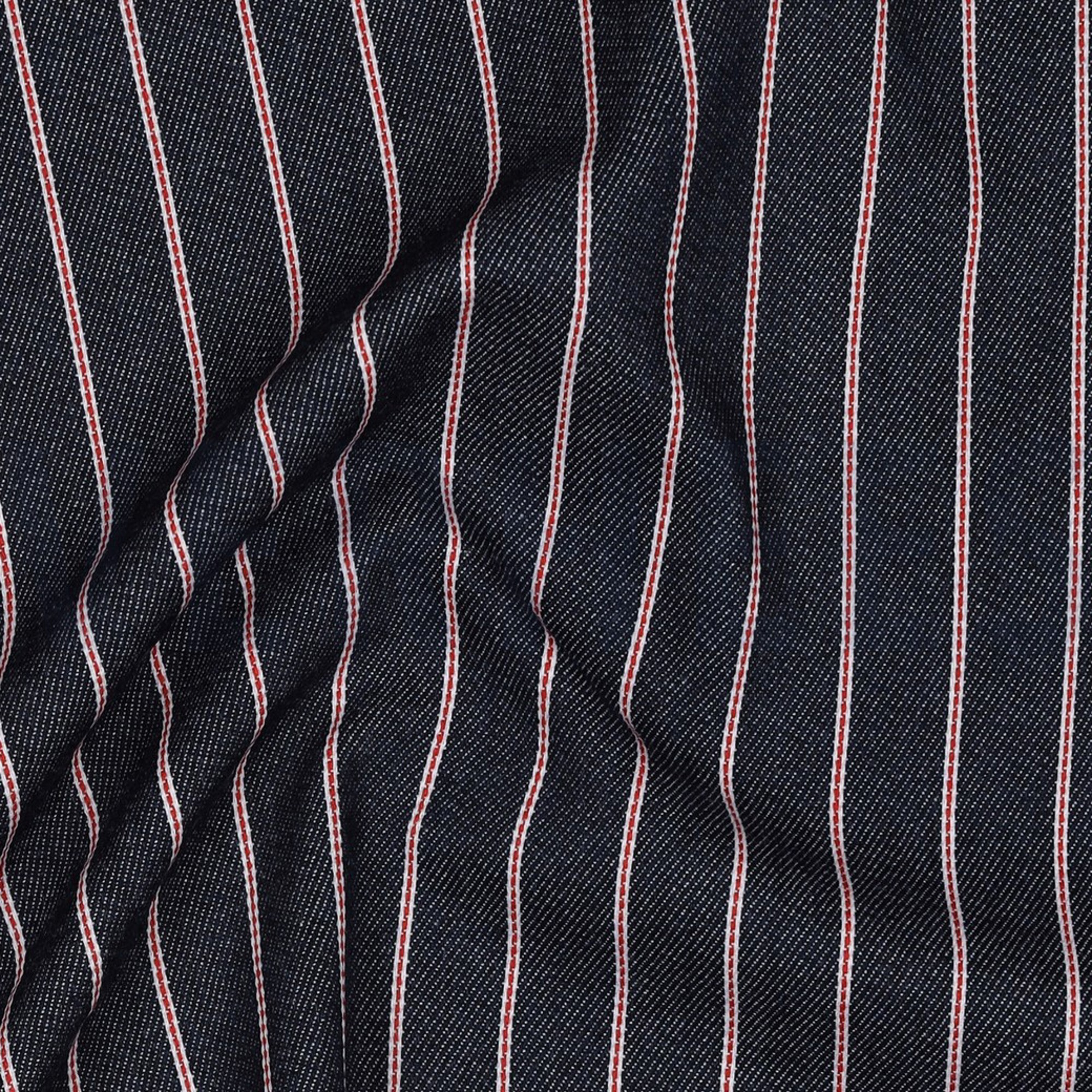 DENIM STREIFEN DUNKELBLAU (high resolution) #2