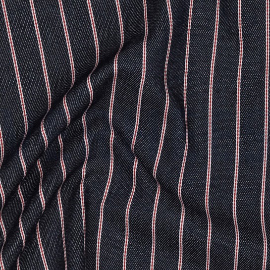 DENIM STREIFEN DUNKELBLAU #7