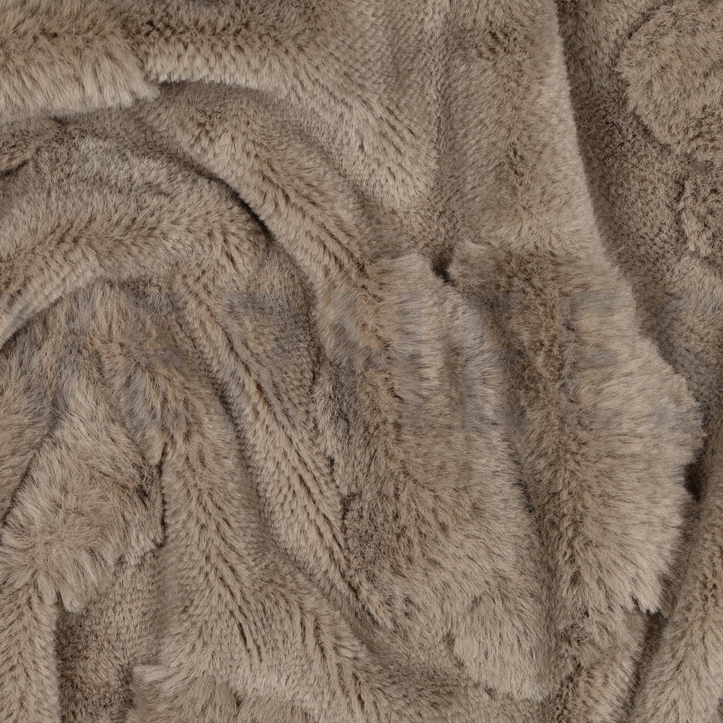 FLEECE BLOEMEN TAUPE #7