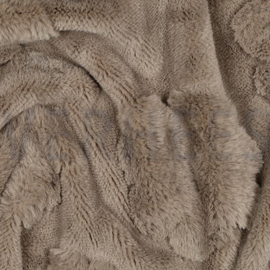 FLEECE BLUMEN TAUPE #7