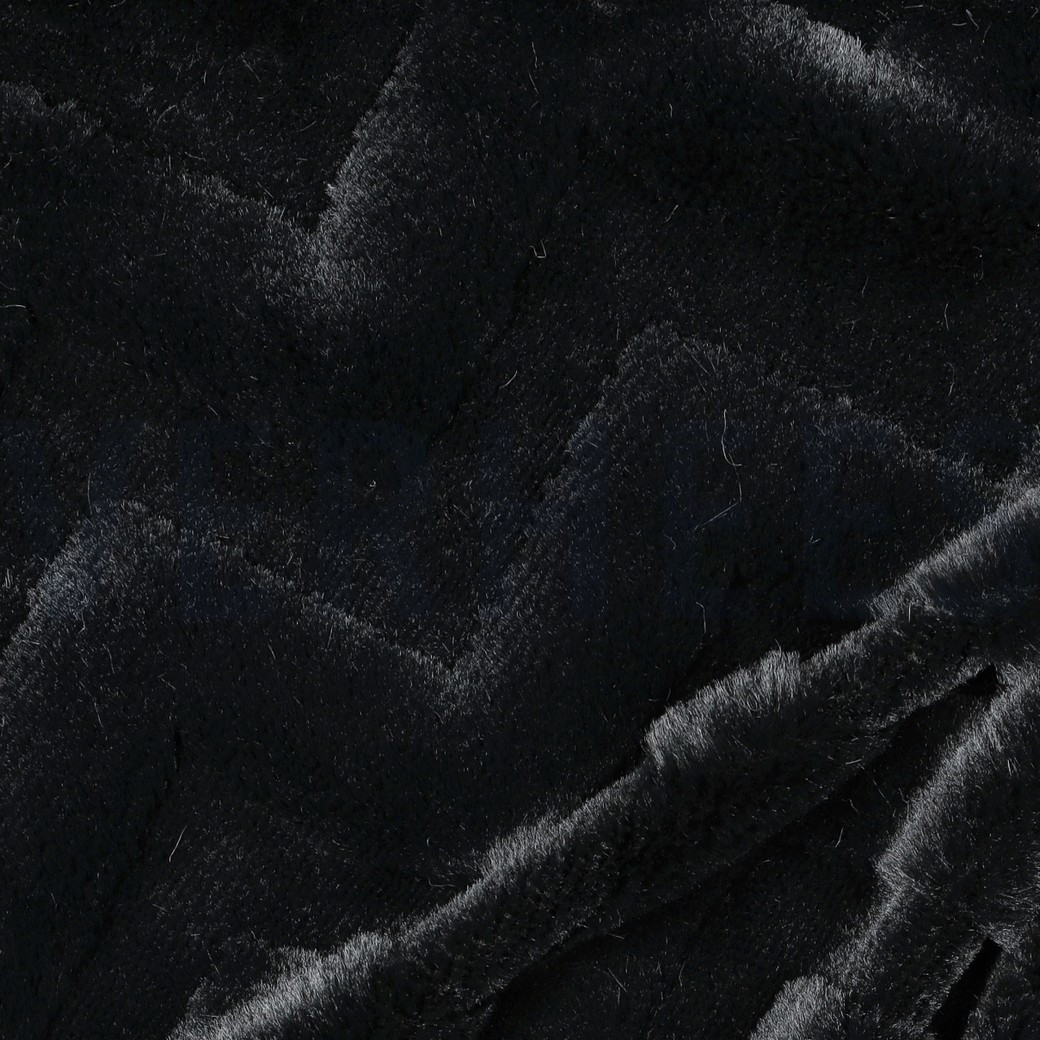 FLEECE ABSTRACT SCHWARZ #7