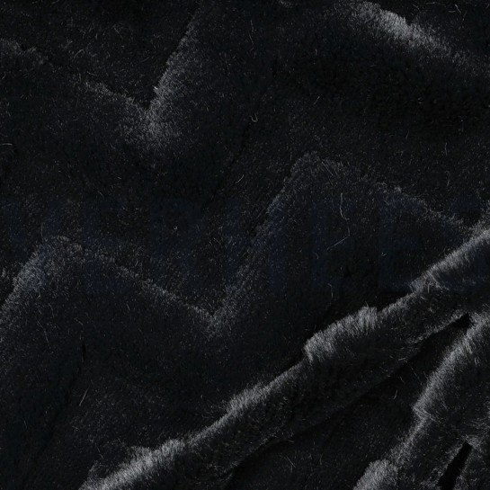 FLEECE ABSTRACT SCHWARZ #7