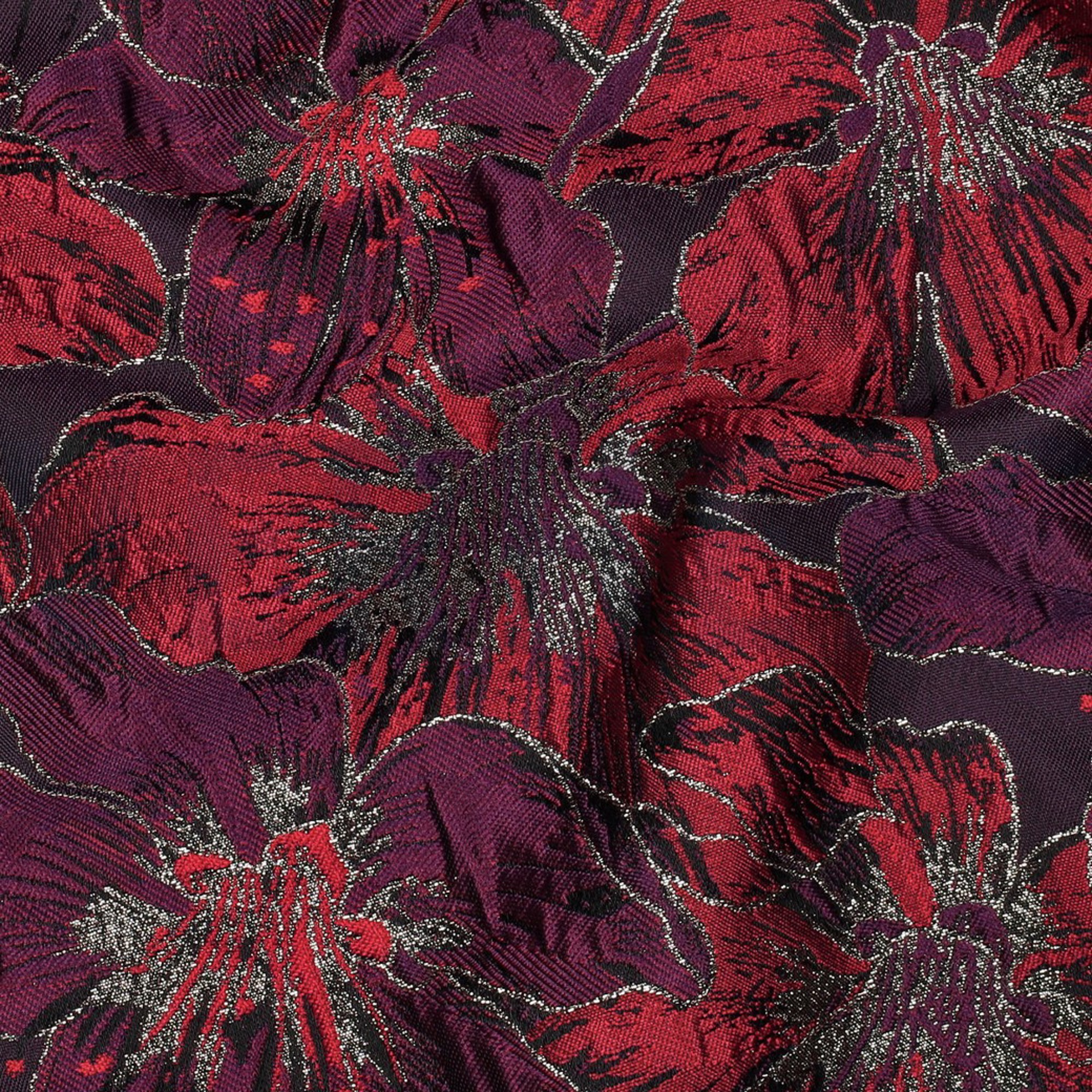 JACQUARD BLUMEN LILA/VIOLETT (high resolution) #2