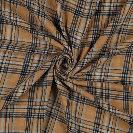 DOUBLE GAUZE RUITEN TWEEZIJDIG MULTI #7