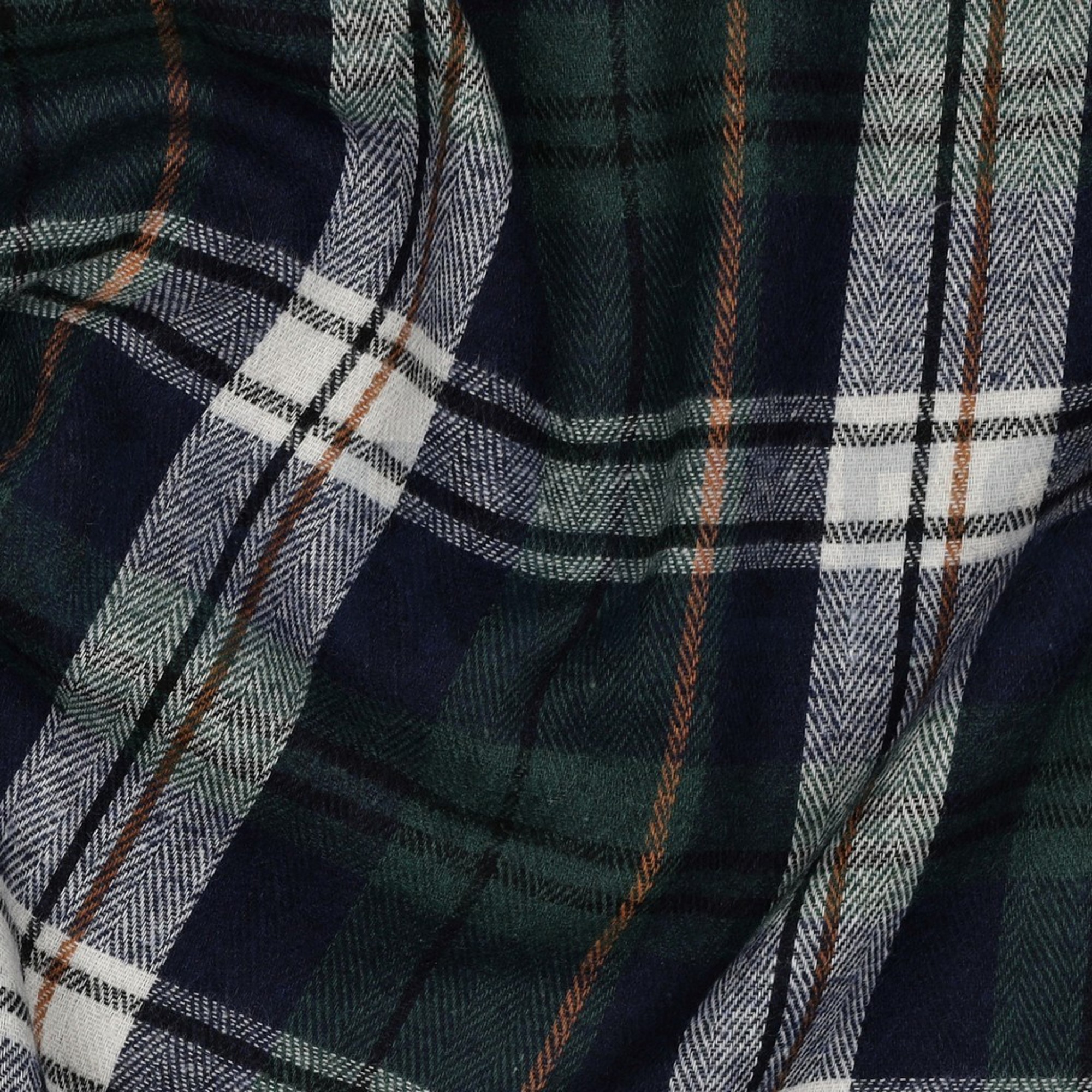 GEBÜRSTETER MANTELSTOFF GARNGEFÄRBT KAROS GRÜN (high resolution) #2