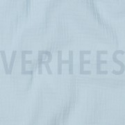 DOUBLE GAZE DE COTON 160CM BLEU (thumbnail) #2