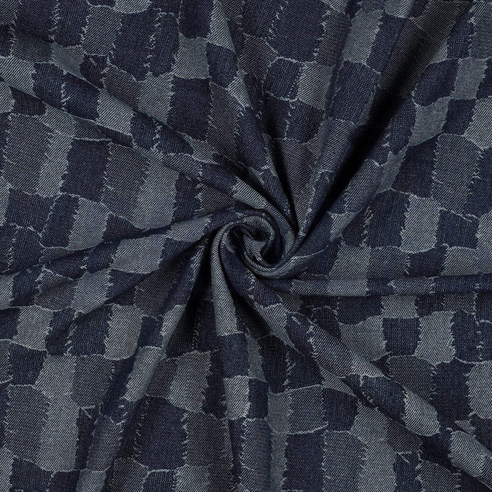 JEANS JACQUARD JEANSBLAUW #7