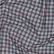 BAUMWOLLE GARNGEFÄRBT KAROS TEAL (thumbnail) #2