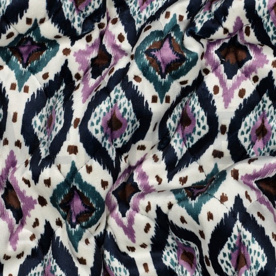 STEPPSTOFF VELVET DIGITAL ORNAMENT MARINEBLAU #7