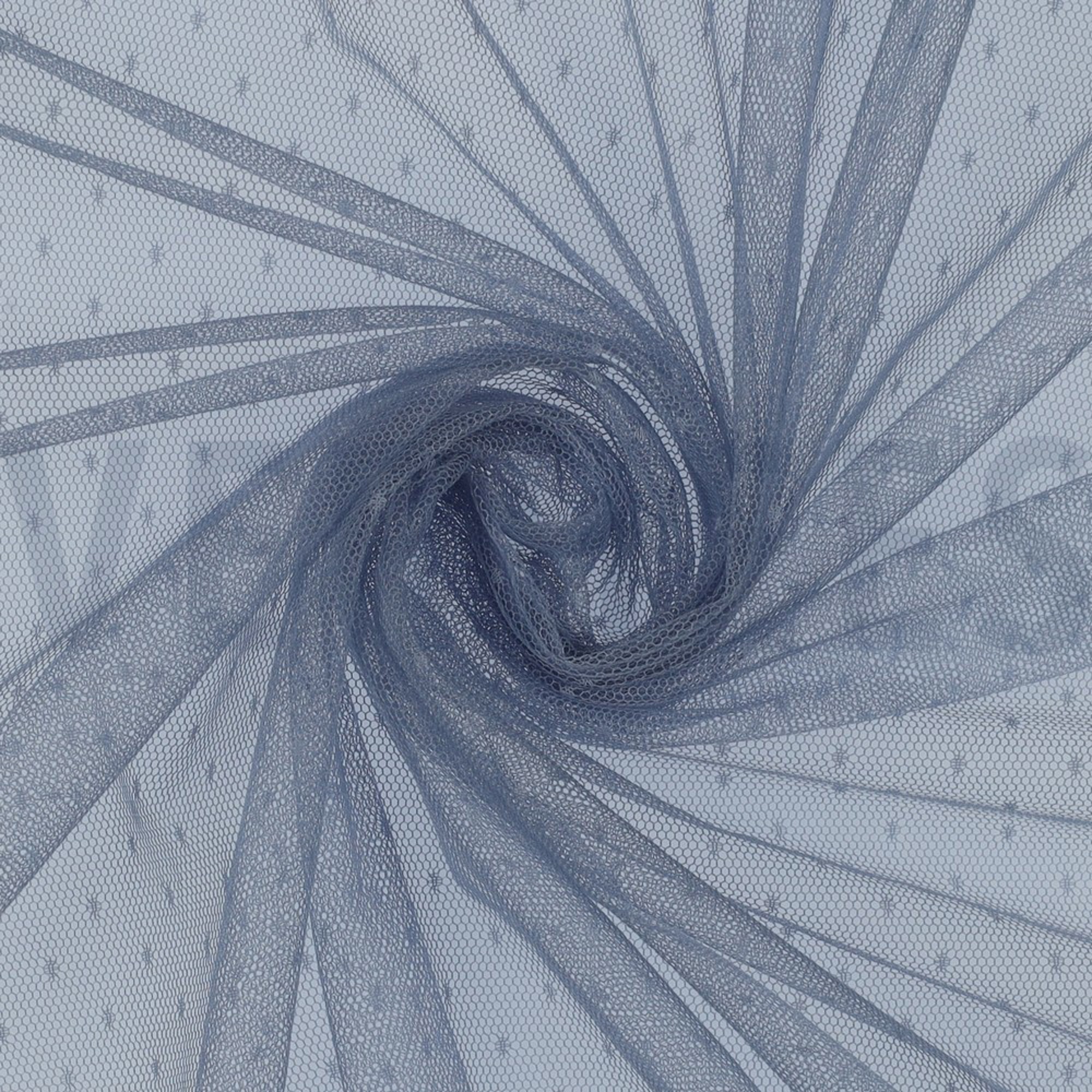 FEINER TÜLL PUNKTE HELLBLAU (high resolution) #2