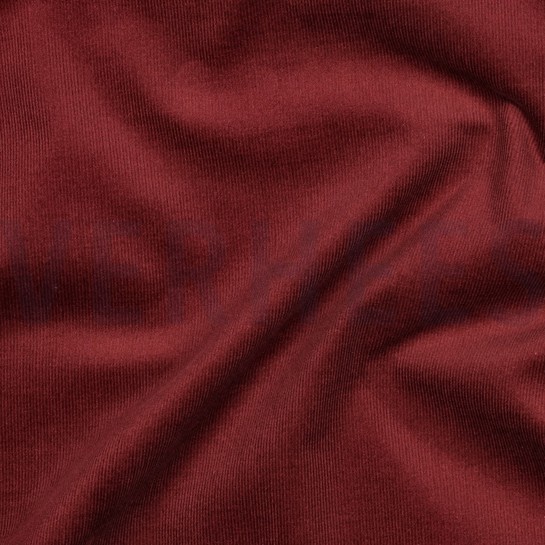 VELOURS MILLERAIES STRETCH 28W BORDEAUX #7