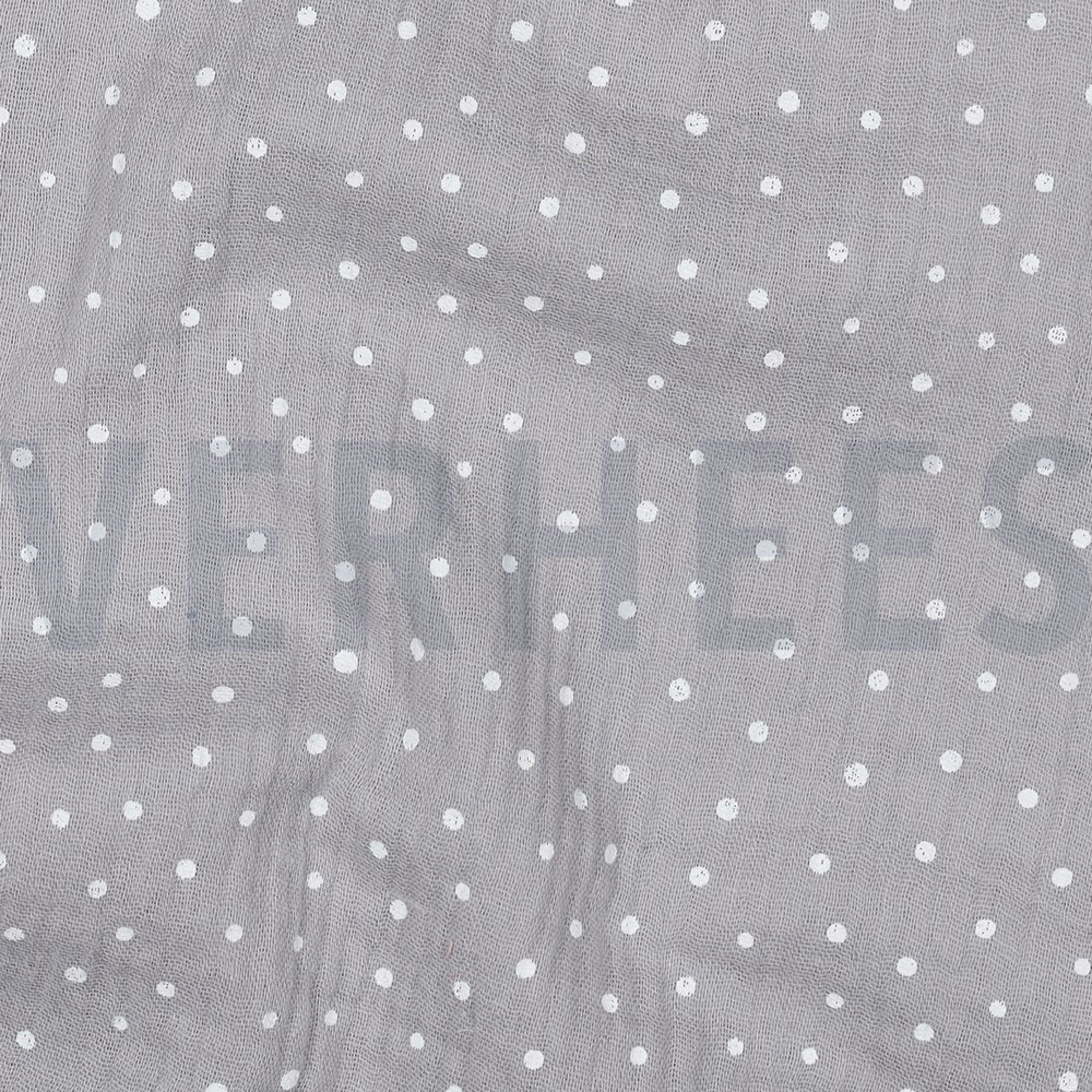 MUSSELIN KLEINE PUNKTE GRAU (high resolution) #2