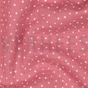 DOUBLE GAUZE KLEINE STIPPEN BLUSH (thumbnail) #2